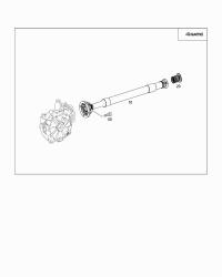 2044107001-Propeller shaft fr