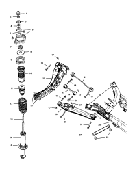 68211932AB-CROSSMEMBER REAR SUSPENSION
