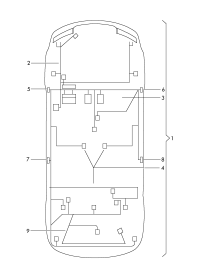 34D971051-Center wire harness