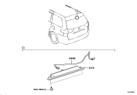 8193508030-Wiring assy-center stop lamp