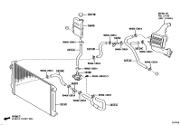 165540Y020-Hose, intercooler coolant, no.4
