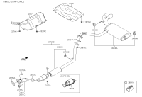 28650C9300-MUFFLER ASSY-CTR(FRONT)