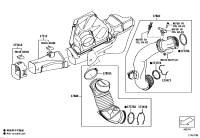 17751WAA01-Duct, air inlet, no.2