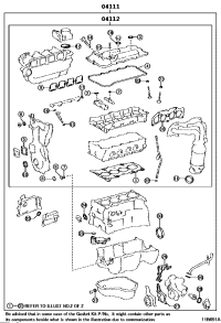 041120V041-GASKET KIT, ENGINE VALVE GRIND