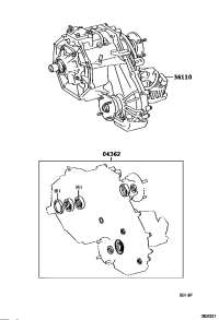 0436204000-GASKET KIT, TRANSFER OVERHAUL