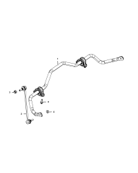 68073033AB-Bar, connecting rod stabilizer
