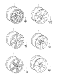 8P0601025DT-Wheel rim: