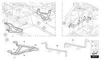 470201070D-RETAINER, LOWER PART