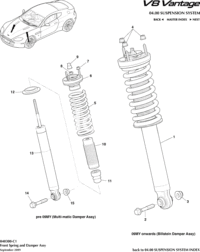 BG3318B036AB-DAMPER ASSEMBLY FRONT COUPE