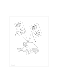 C00011169A004-Lamp assy, roof inside