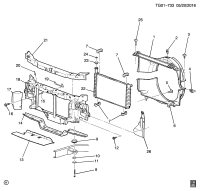 25868539-SHROUD,ENG COOL FAN UPR(INCLS 2)