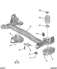 9804016580-Stopper, damper rr