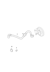 1KD612041M-Pipe, vacuum w/check