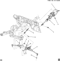 25900714-SHAFT,LWR STRG(ACDelco #25900714)