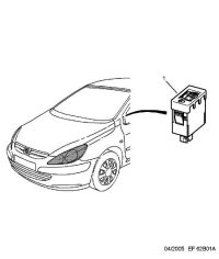 6554GR-Control unit, headlamp adjusting