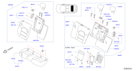 886215DA1A-Escutcheon-rr seat lock handle