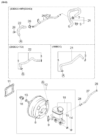 0K2FA43800-CYLINDER ASSY-BRAKE MASTER