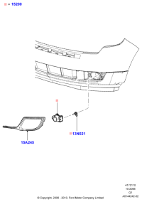 BA1Z15266A-Window assy