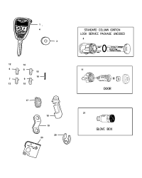 5183350AA-KEY BLANK WITH TRANSMITTER