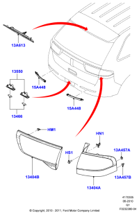 BA1Z13404A-lamp assy