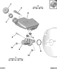 464418-Filter, brake fluid tank