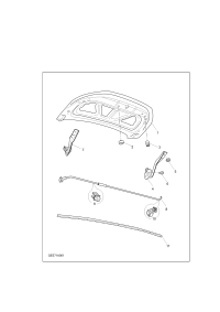 C000825554100-Cover assy., eng room