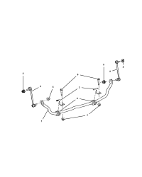 4721074AA-LINK STABILIZER BAR