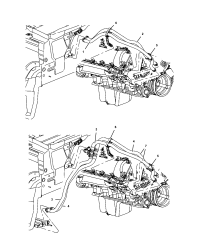 68000967AA-HEATER HOSE