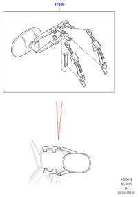 VPLVT0080-Kit - Towing Mirror