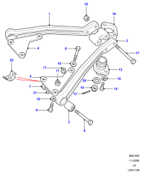 RHF500110-Joint, ball, upper