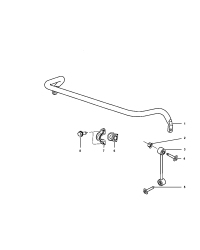 52090154AG-STABILIZER BAR FRONT