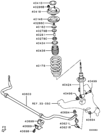 MR992309-LINK,FR SUSP STABILIZER,LH
