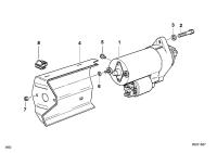 12411736921-STARTER MOTOR/E90-93/F01-02