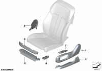 52107990409-Trim seat otr lh