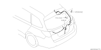 81817AJ020-Flexible cord, rear door