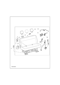 C00033487-Buckle assy, seat belt