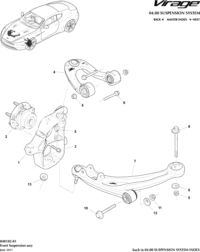 8D333K186AC-Knuckle Assy, Front Wheel, RH