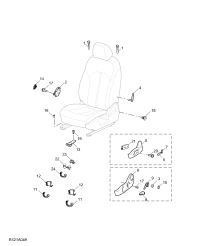 10442241PHD-Knob, lumbar support