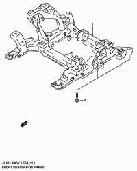 4580080K00-FRAME, FRONT SUSPENSION