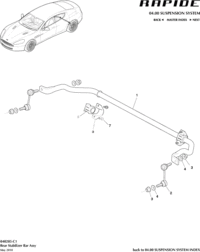 AD435A771AA-ANTI ROLL BAR REAR