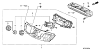 39050SFJW01ZA-Panel assy., navigation & radio switch