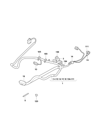 5ED971366F-Wiring harness-seat channel fit