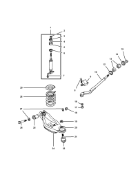 5011636AE-SHOCK ABSORBER PACKAGE SUSPENSION FRONT