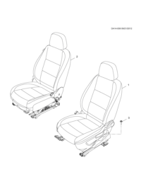 23107039-Seat assy-front