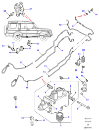 RVH000032-Block assembly-active cornering enhancement valve
