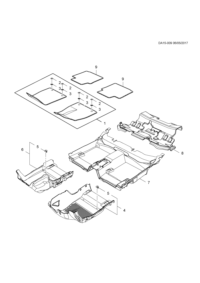 23127766-Carpet, front floor (including 5)