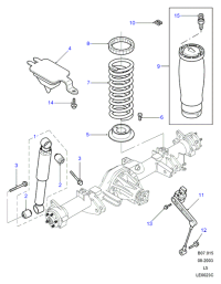 RKB101200-Spring assembly-rear suspension air