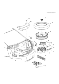 11611908-Nut, spare wheel hold box
