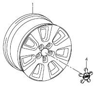 L4GD601025-Wheel rim: