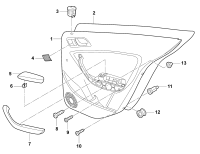 18D867211P-Garnish assy-dr